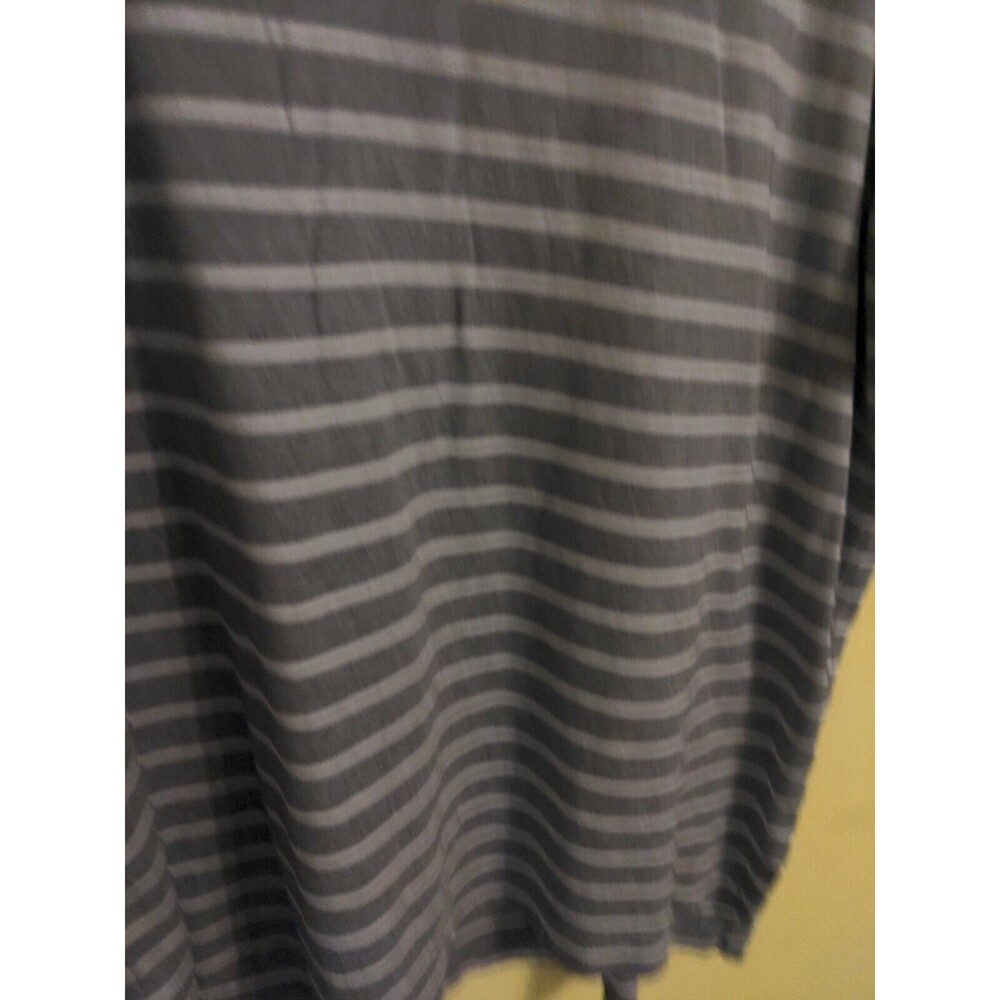 Polo Ralph Lauren Men's Golf Shirt Sz XL Gray White Stripe Pima Soft Cotton Nice - Picture 2 of 8